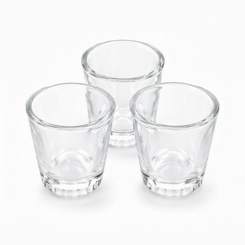 Glass cup .