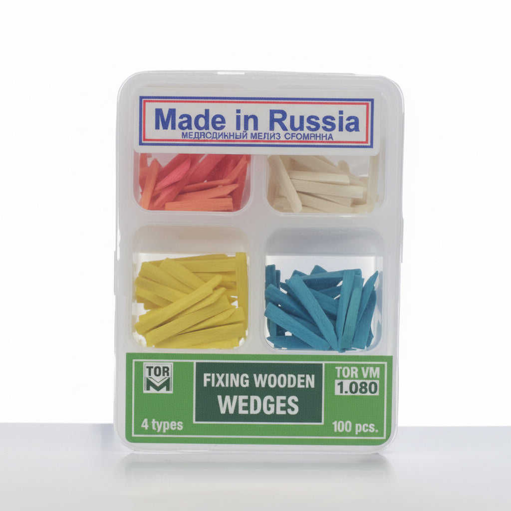 Wooden wedges .
