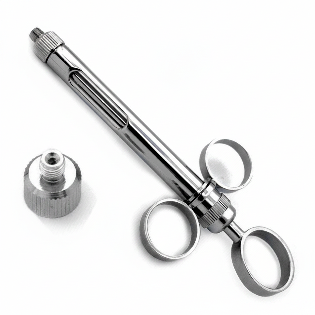 Aspirating Dental syringe 2 ring .